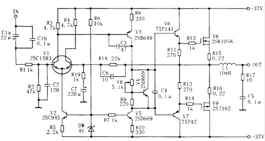 場效應(yīng)管功放電路