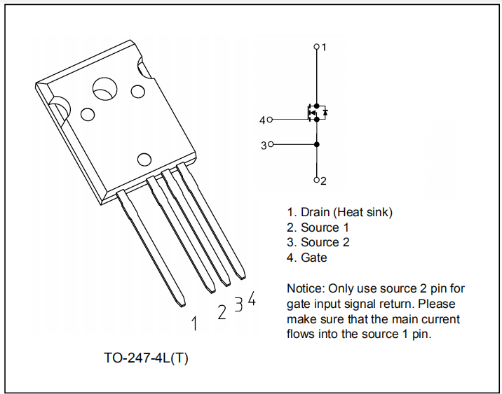 TO-247-4L封裝的超級(jí)結(jié)MOSFET