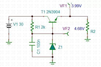 三極管穩壓電路