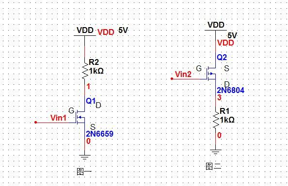 MOS管控制電路開通