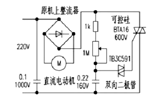 可控硅調壓電路