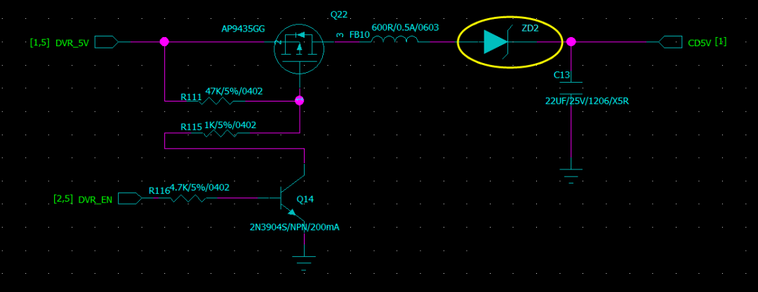 MOSFET管開關(guān)電路