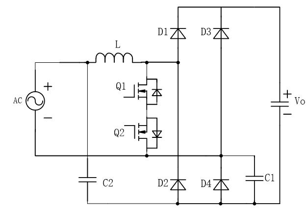 雙向開(kāi)關(guān)無(wú)橋PFC電路